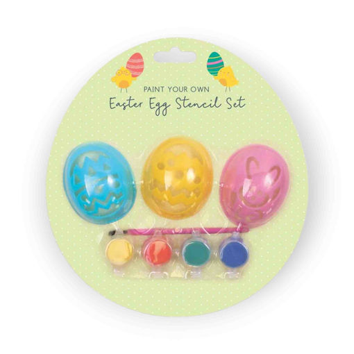 Picture of EASTER EGG STENCIL SET - 3 PACK
